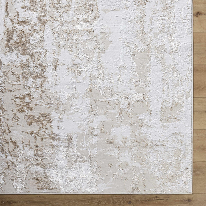 Junko Contemporary Abstract Beige And Ivory Rug - The Rug Decor