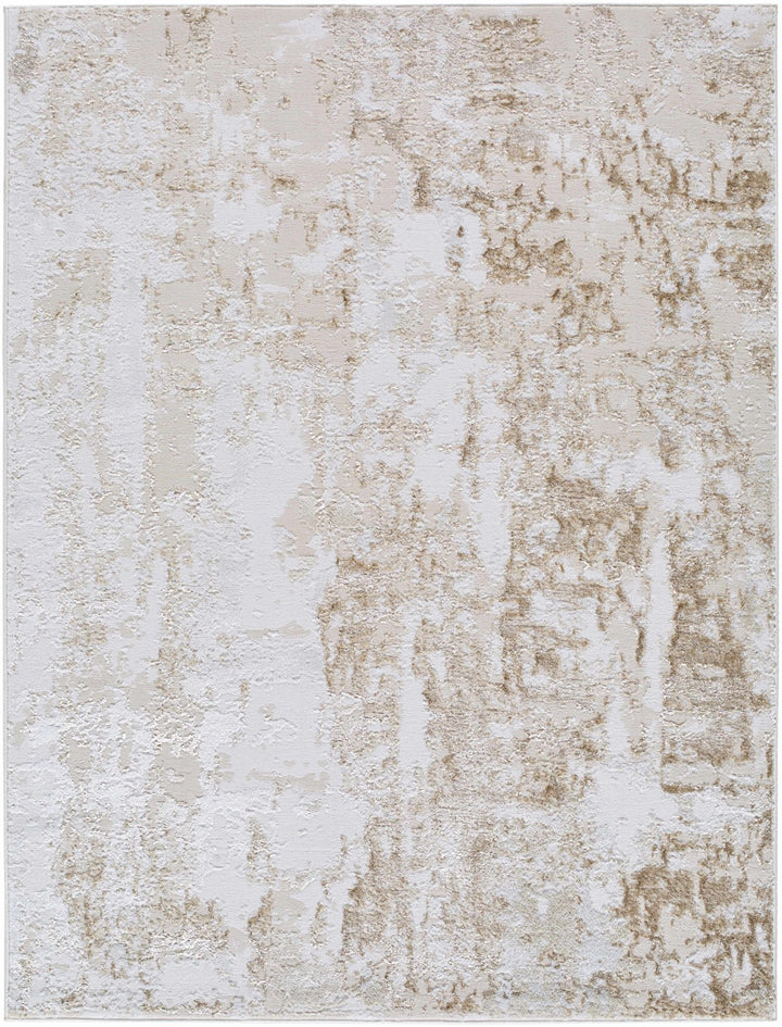 Junko Contemporary Abstract Beige And Ivory Rug - The Rug Decor