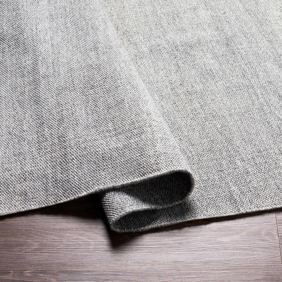 Junortoun Gray Modern Solid Design Hand Woven Area Rug