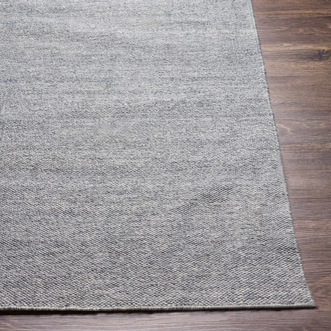Junortoun Gray Modern Solid Design Hand Woven Area Rug