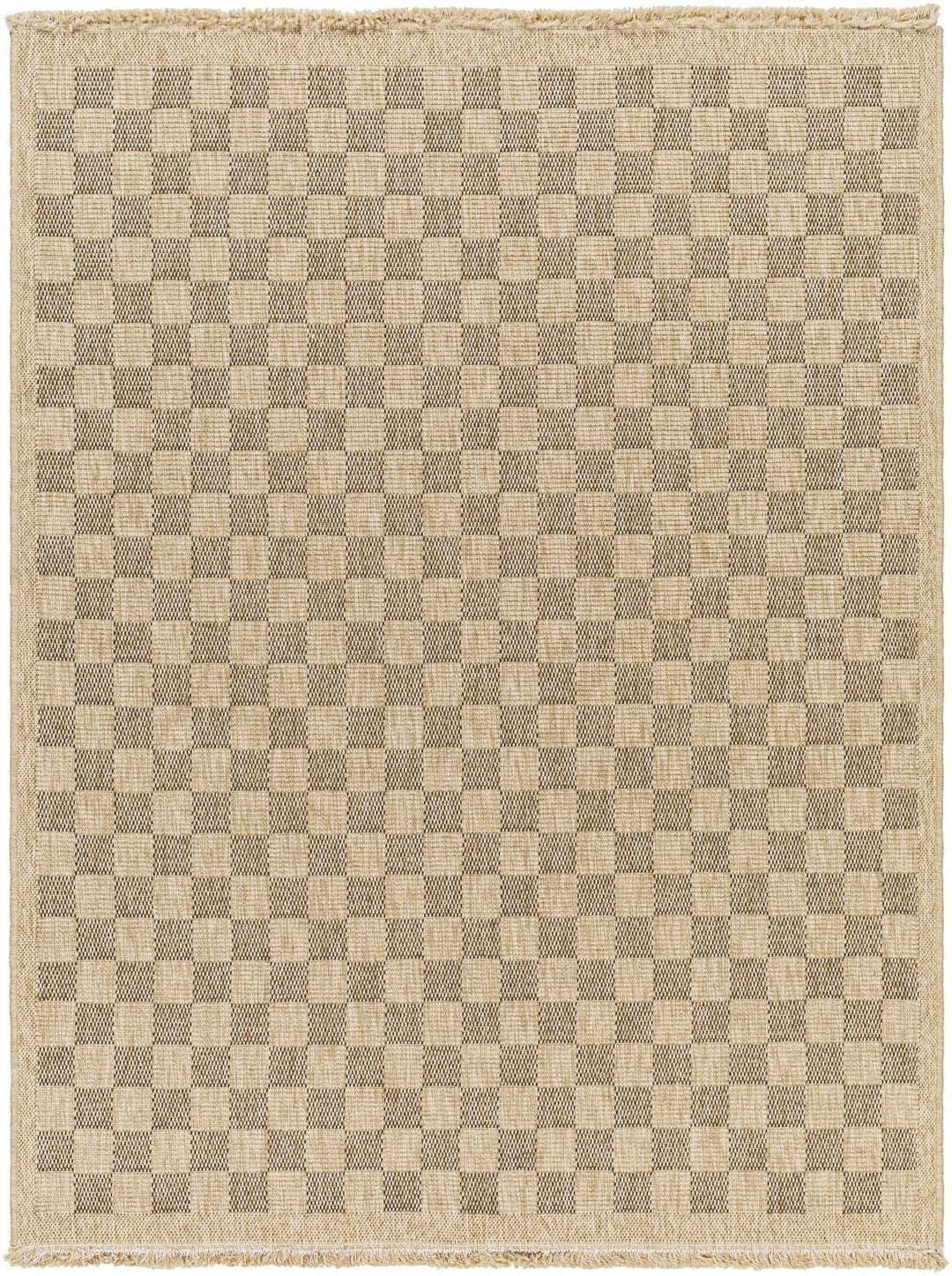 Jurek Beige & Brown Contemporary Design Outdoor Rug - The Rug Decor