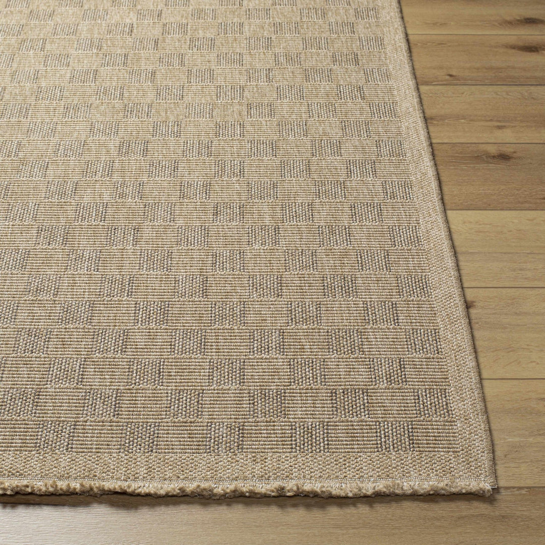 Jurek Beige Contemporary Style Outdoor Area Rug - The Rug Decor