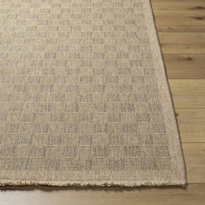 Jurek Beige Contemporary Style Outdoor Area Rug - The Rug Decor