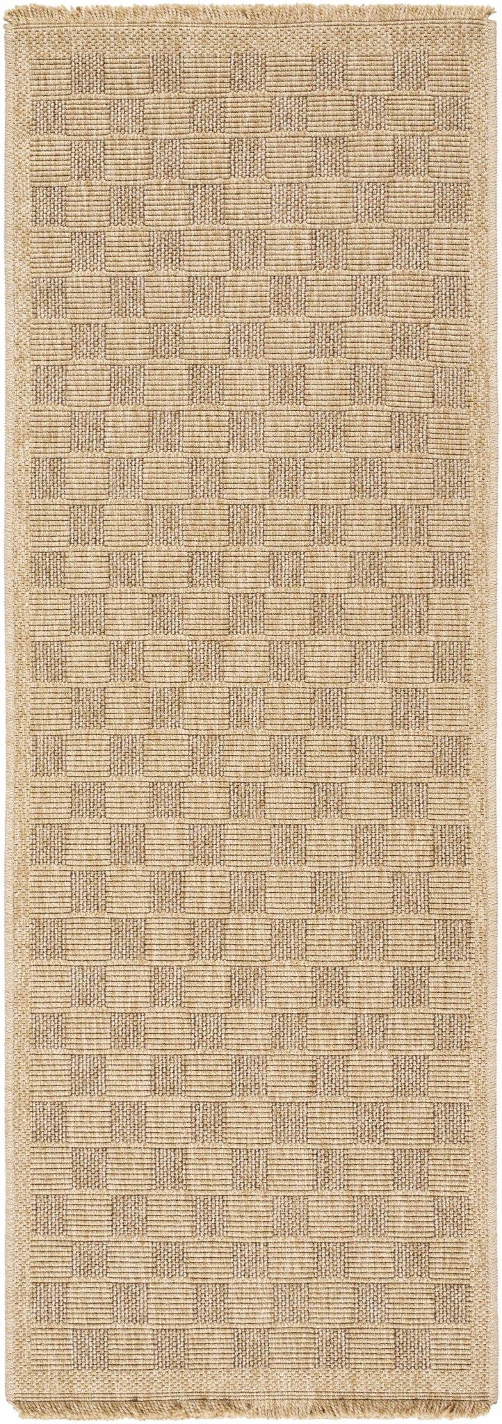 Jurek Beige Contemporary Style Outdoor Area Rug - The Rug Decor
