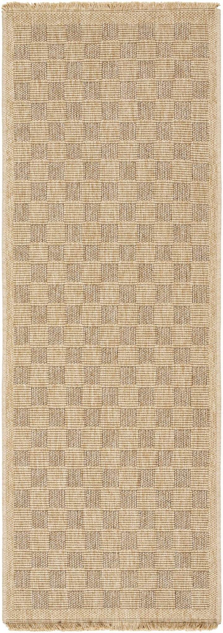 Jurek Beige Contemporary Style Outdoor Area Rug - The Rug Decor