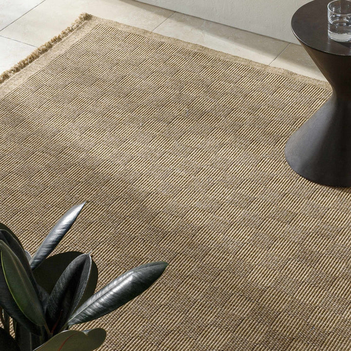 Jurek Beige Contemporary Style Outdoor Area Rug - The Rug Decor