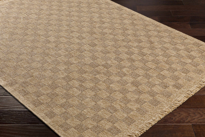 Jurek Beige Contemporary Style Outdoor Area Rug - The Rug Decor