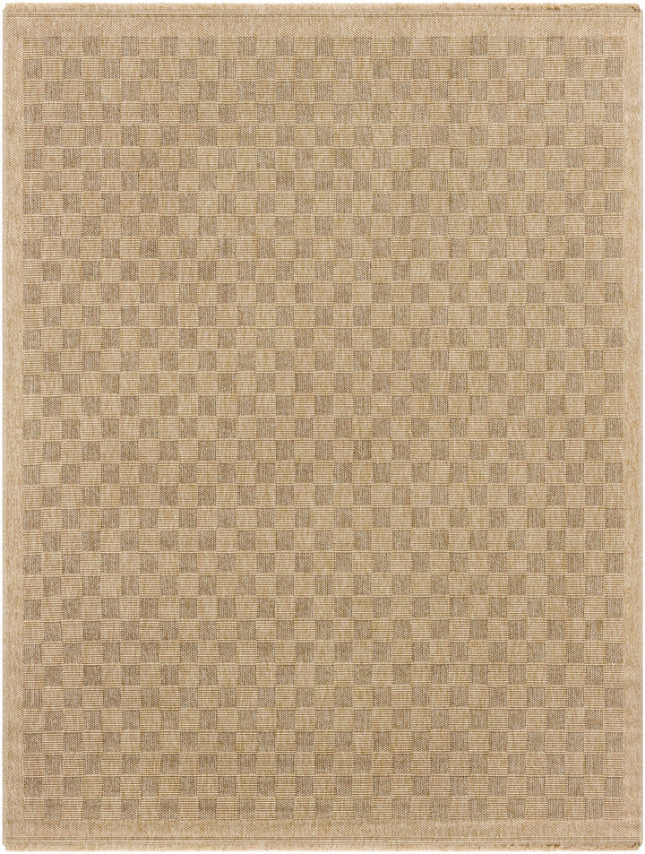 Jurek Beige Contemporary Style Outdoor Area Rug - The Rug Decor