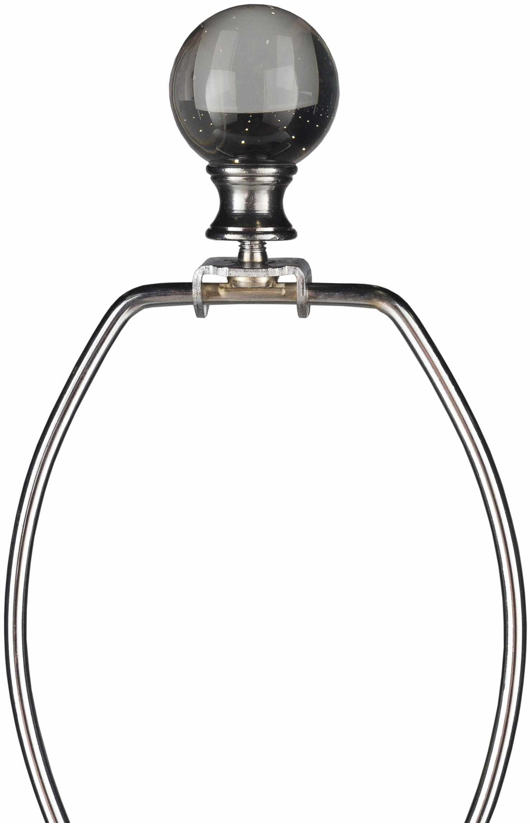 Kalilangan Gray Ceramic Table Lamp – Traditional Accent Lighting with Faux Silk Shade