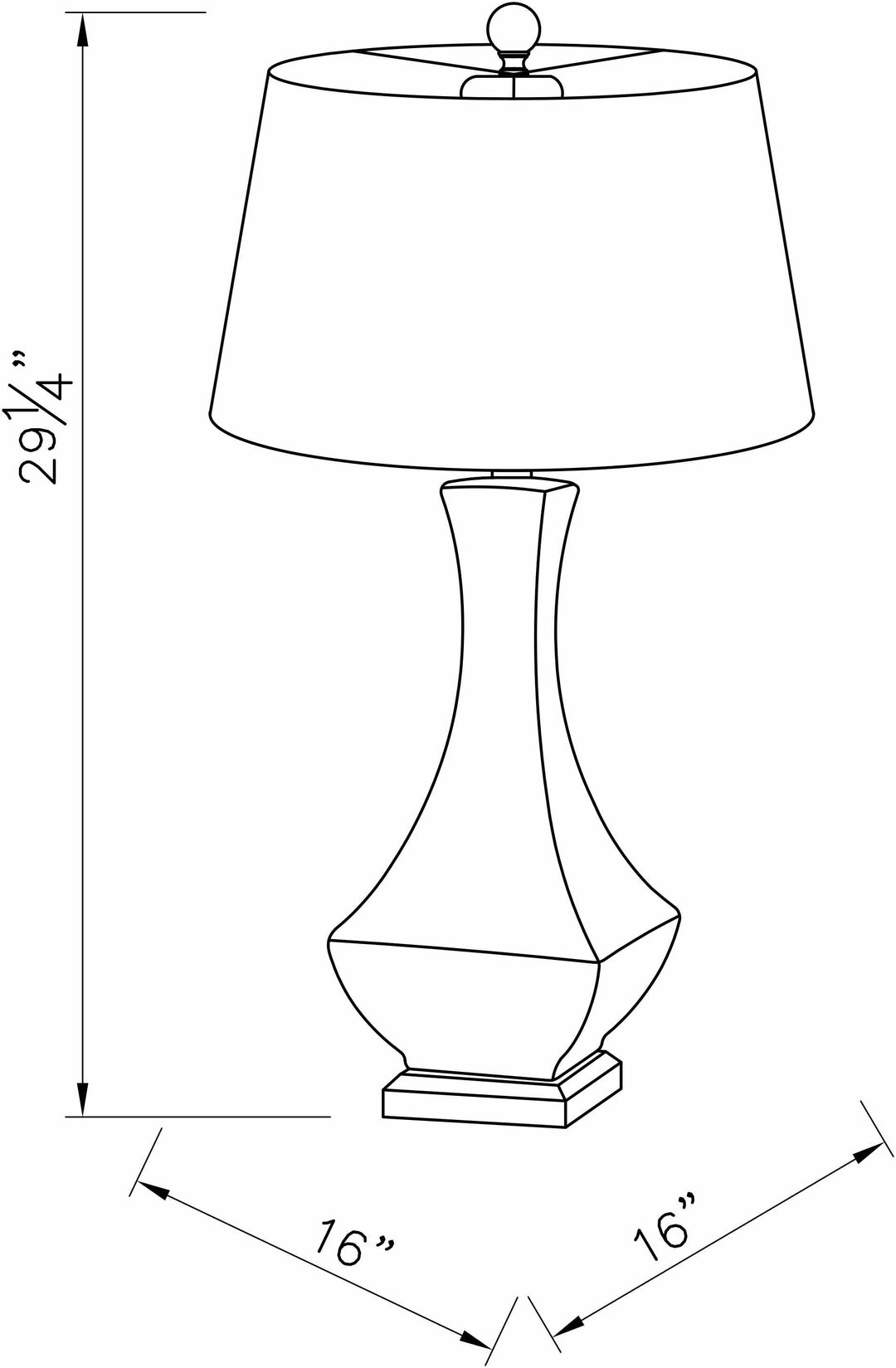 Kalilangan Gray Ceramic Table Lamp – Traditional Accent Lighting with Faux Silk Shade