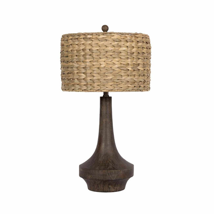 Kabankalan Seagrass Resin Table Lamp - The Rug Decor