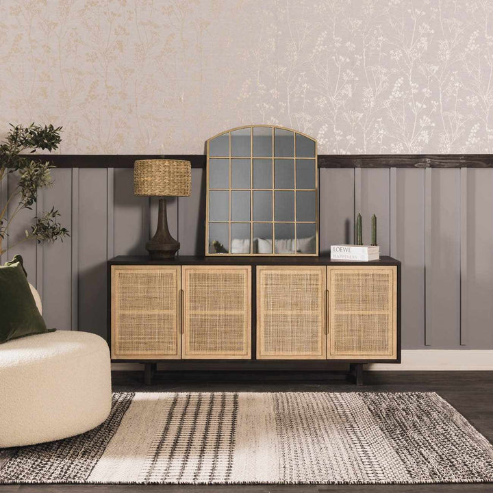 Kabankalan Seagrass Resin Table Lamp - The Rug Decor