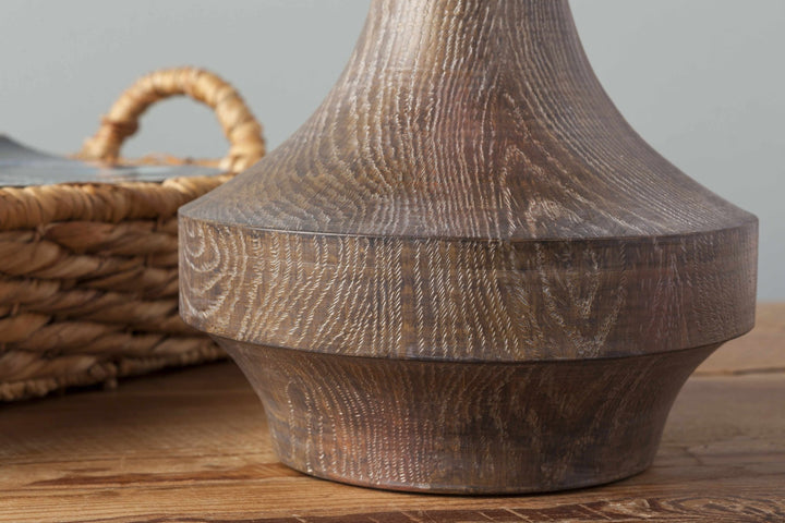 Kabankalan Seagrass Resin Table Lamp - The Rug Decor