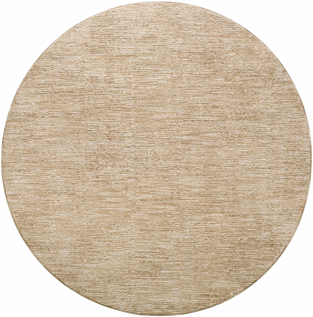 Kahua Tan Modern Solid Design Area Rug - The Rug Decor