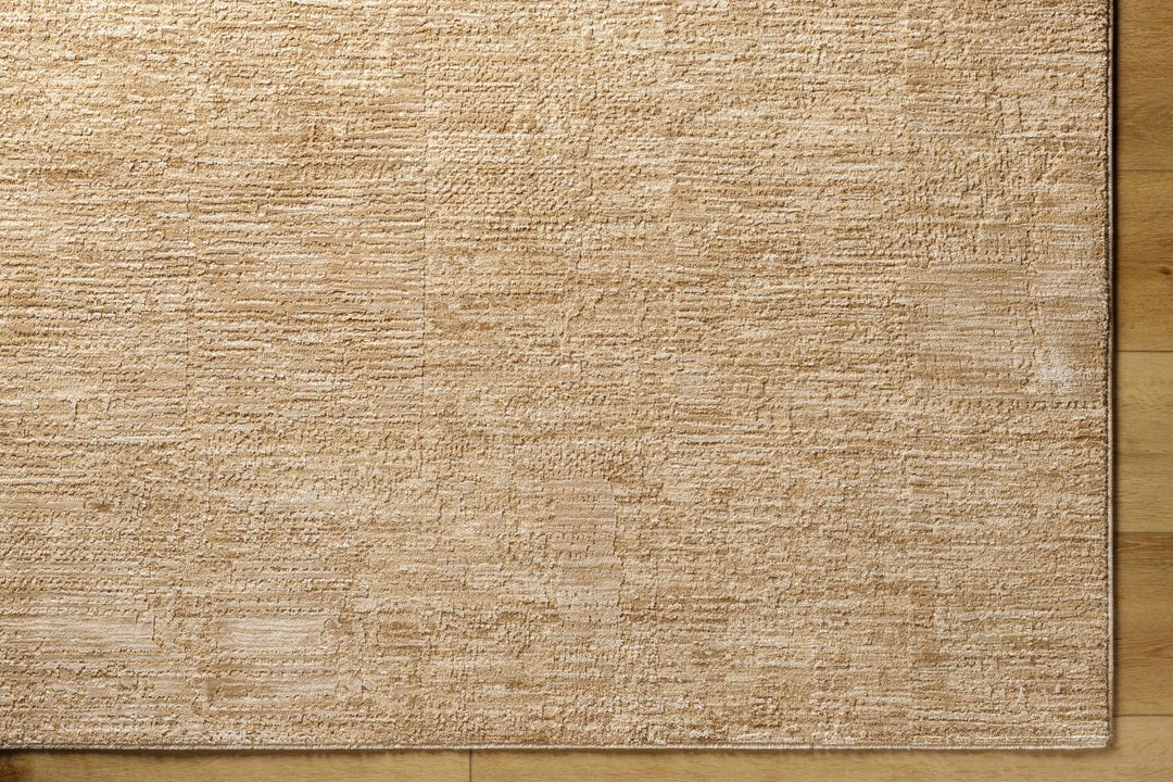 Kahua Tan Modern Solid Design Area Rug - The Rug Decor