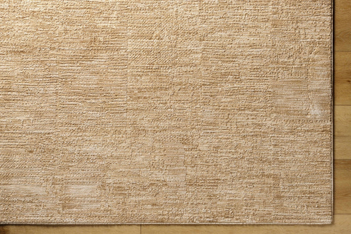 Kahua Tan Modern Solid Design Area Rug - The Rug Decor
