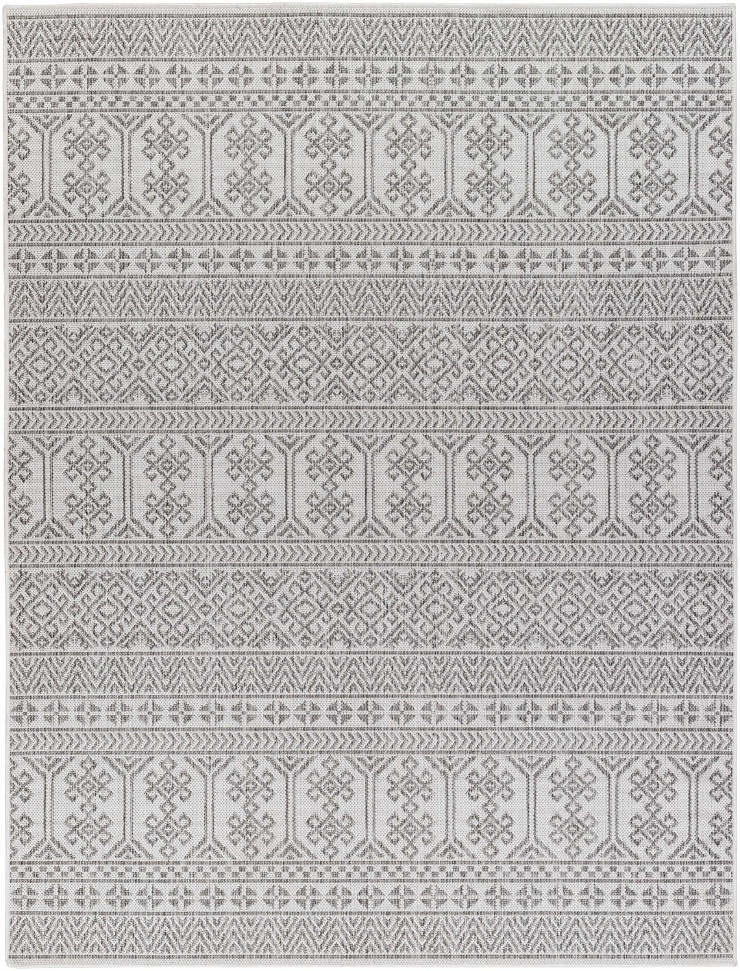 Kalb Traditional Gray And Ivory Area Rug - The Rug Decor