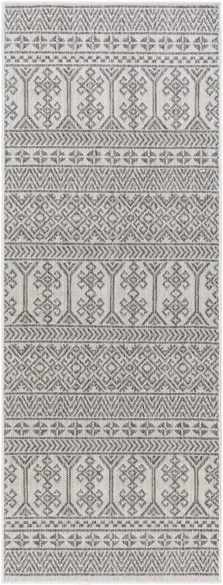 Kalb Traditional Gray And Ivory Area Rug - The Rug Decor