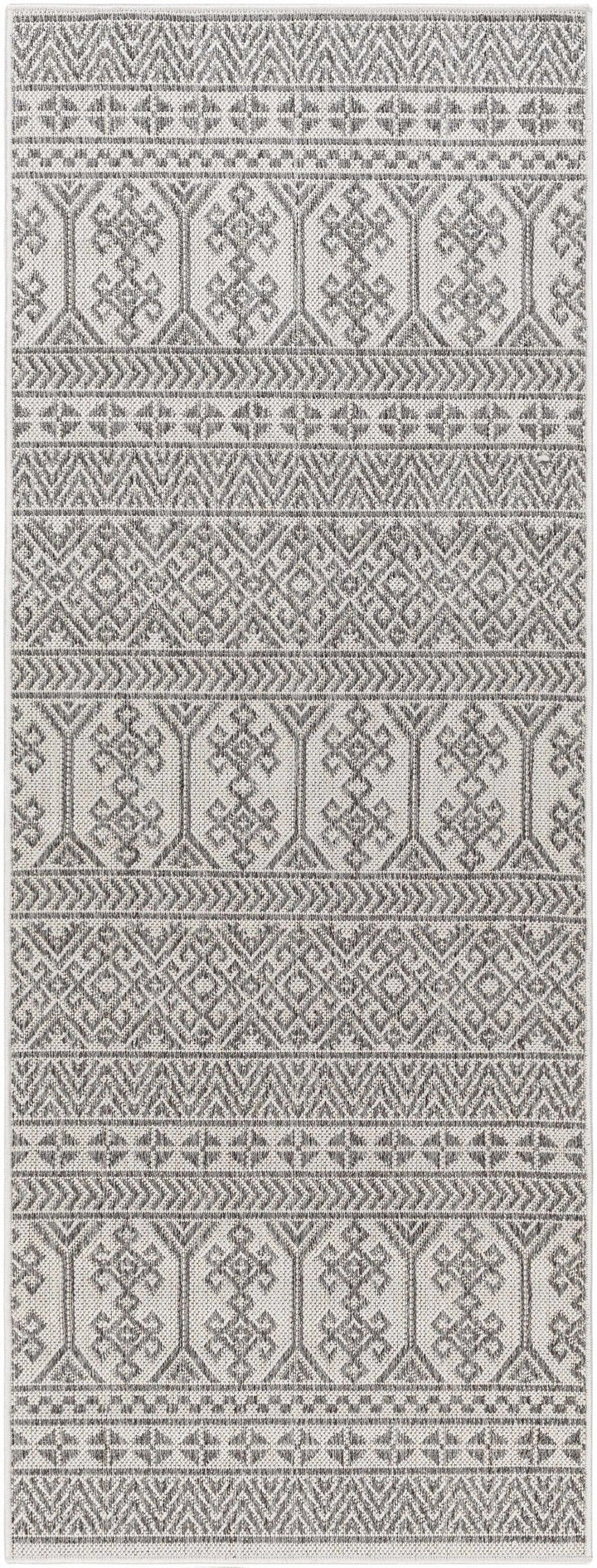 Kalb Traditional Gray And Ivory Area Rug - The Rug Decor