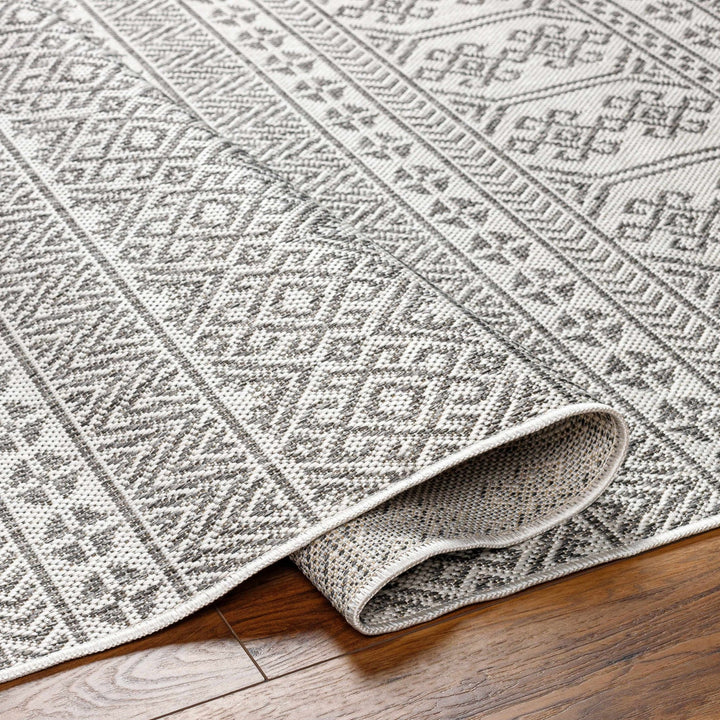 Kalb Traditional Gray And Ivory Area Rug - The Rug Decor