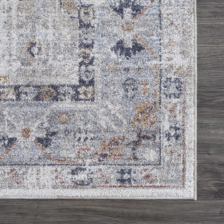 Kamau Brown And Gray Traditional Style Area Rug - The Rug Decor