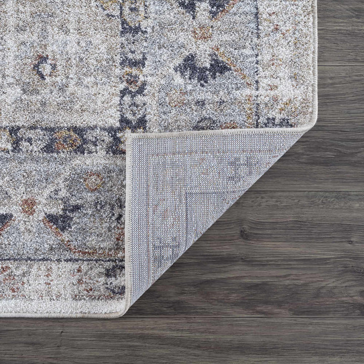 Kamau Brown And Gray Traditional Style Area Rug - The Rug Decor