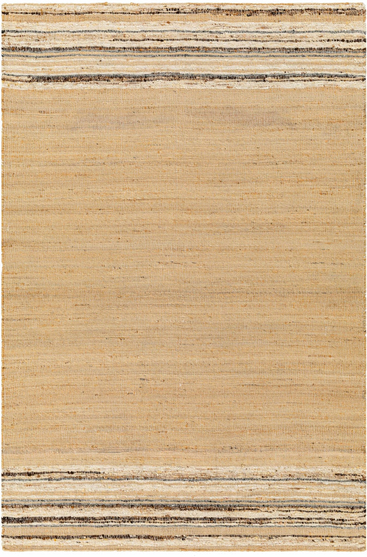 Kame Modern Style Beige Hand Woven Wool Area Rug - The Rug Decor