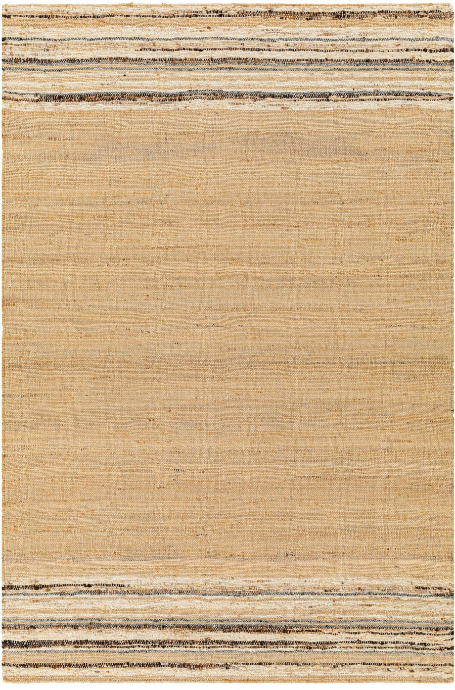 Kame Modern Style Beige Hand Woven Wool Area Rug - The Rug Decor