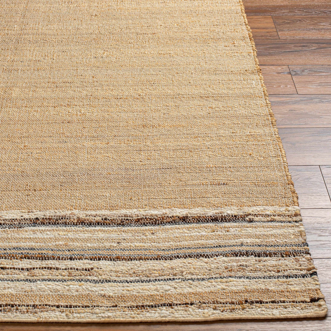 Kame Modern Style Beige Hand Woven Wool Area Rug - The Rug Decor