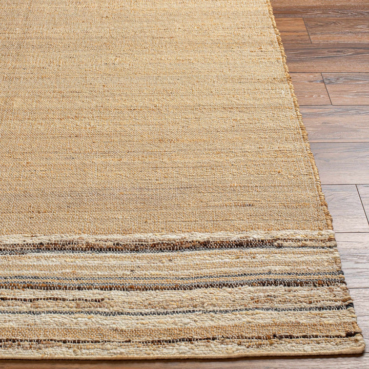Kame Modern Style Beige Hand Woven Wool Area Rug - The Rug Decor