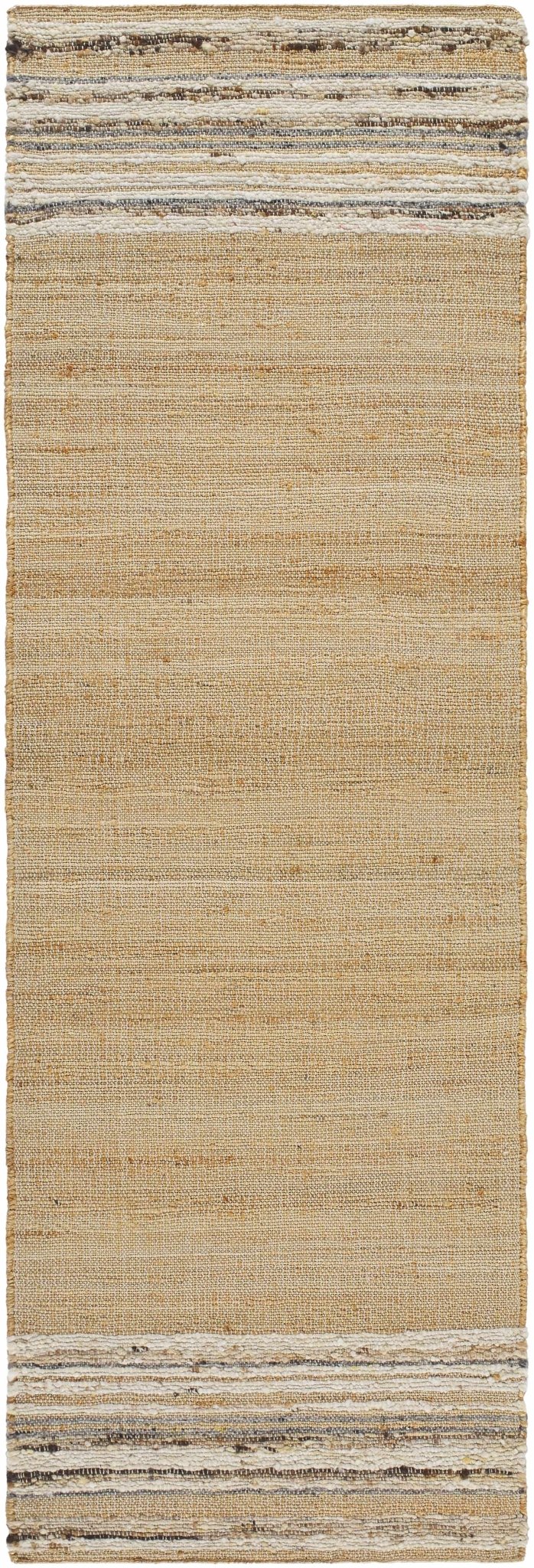 Kame Modern Style Beige Hand Woven Wool Area Rug - The Rug Decor