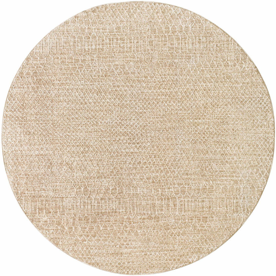 Kamin Contemporary Style Tan Area Rug - The Rug Decor