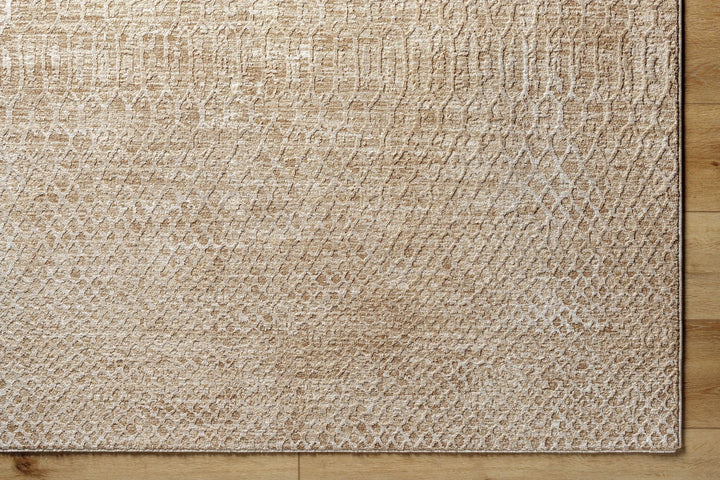 Kamin Contemporary Style Tan Area Rug - The Rug Decor