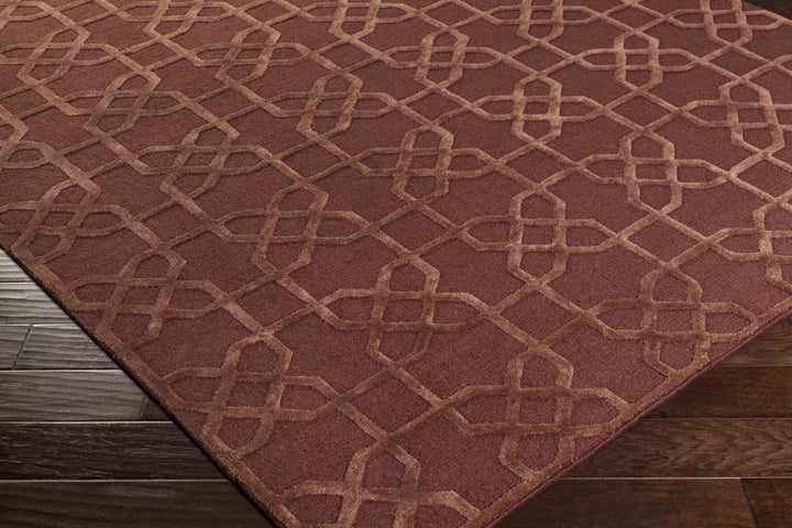 Kanesville Modern Geometrical Design Brown Area Rug - The Rug Decor