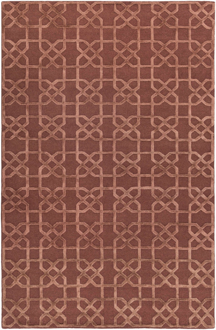 Kanesville Modern Geometrical Design Brown Area Rug - The Rug Decor