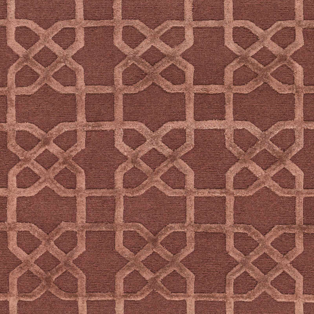 Kanesville Modern Geometrical Design Brown Area Rug - The Rug Decor