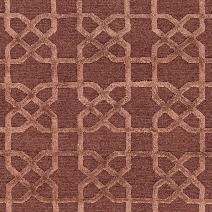 Kanesville Modern Geometrical Design Brown Area Rug - The Rug Decor