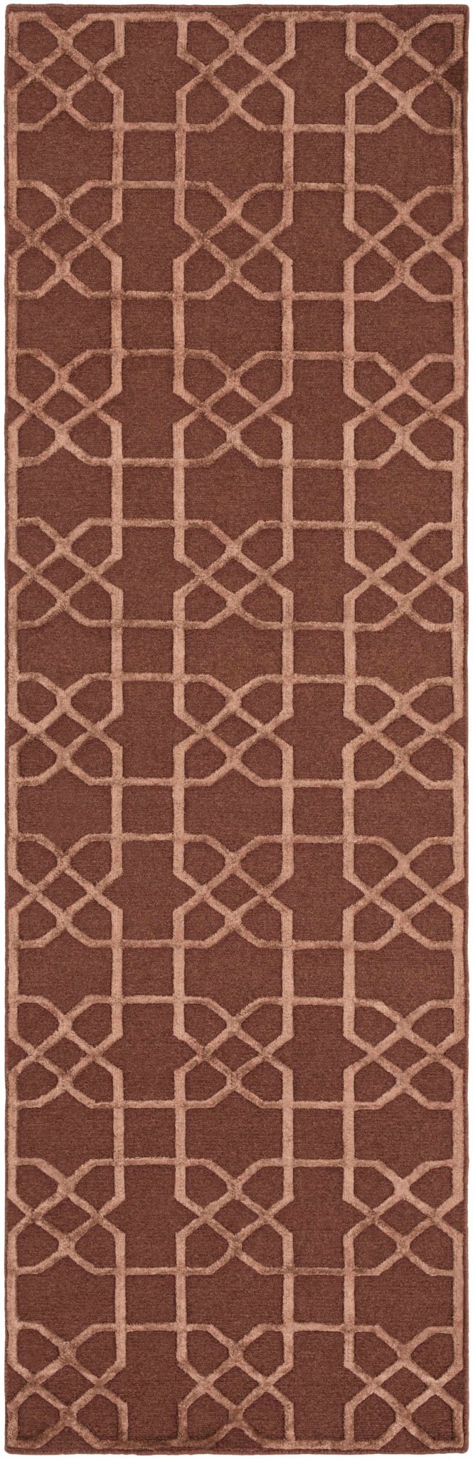 Kanesville Modern Geometrical Design Brown Area Rug - The Rug Decor