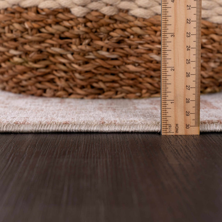 Kaongkod Traditional Style Ivory And Brown Area Rug - The Rug Decor