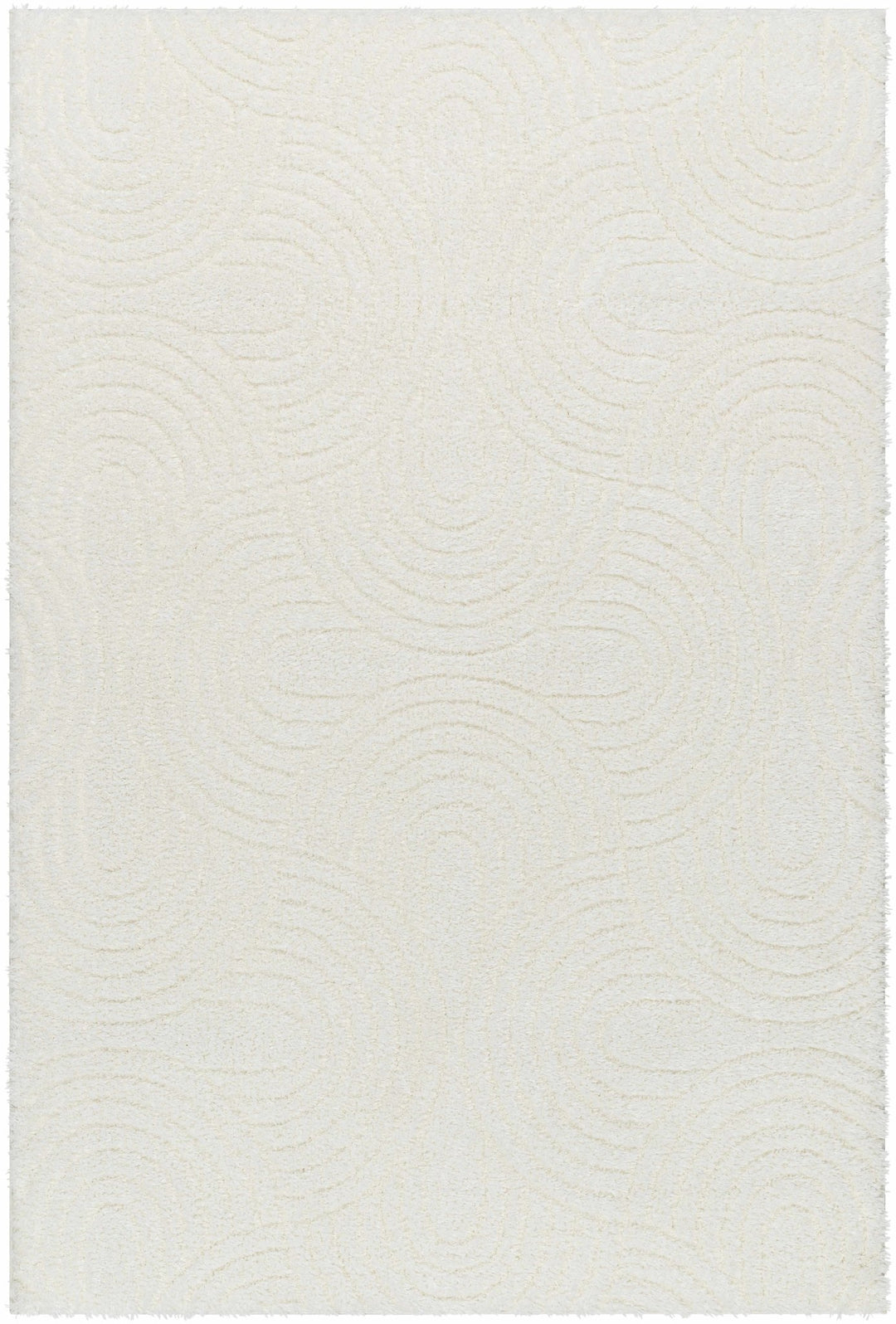 Kaoru Contemporary Style Ivory Rug - The Rug Decor