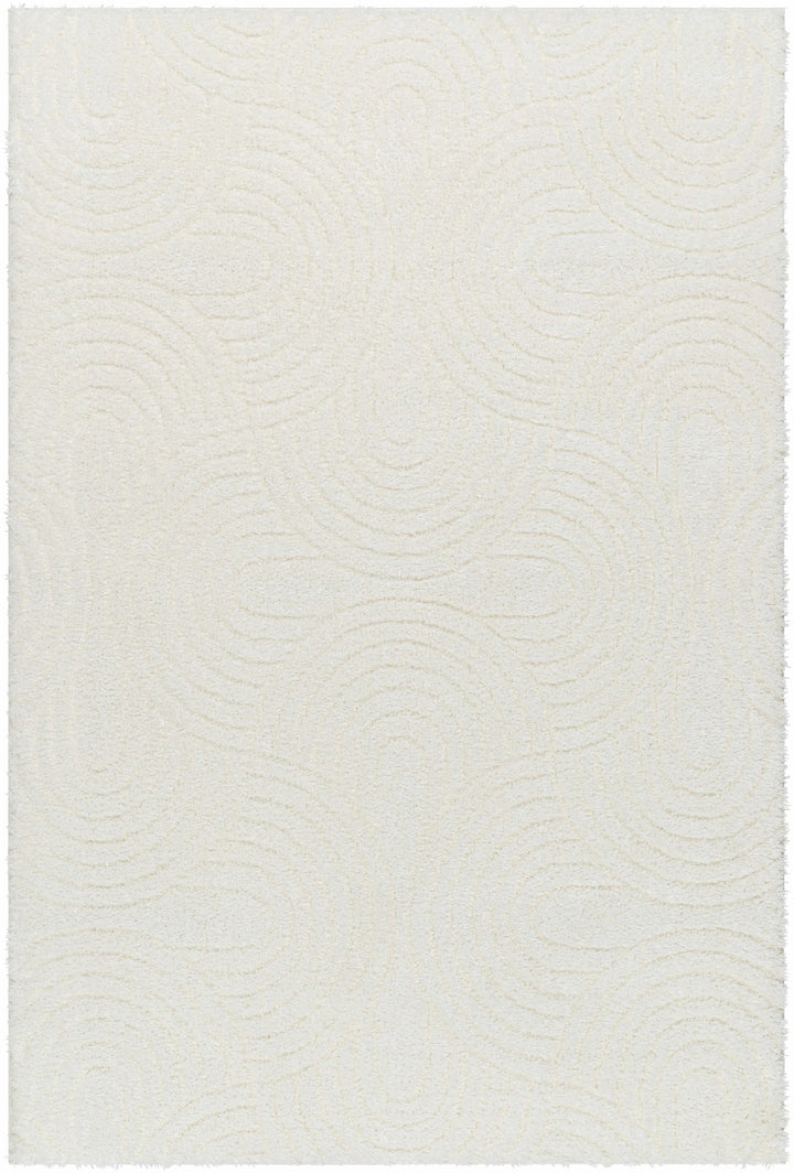 Kaoru Contemporary Style Ivory Rug - The Rug Decor