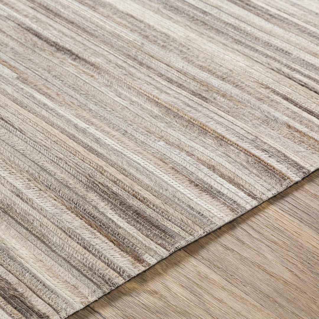 Karabar Contemporary Style Gray And Beige Premium Area Rug - The Rug Decor