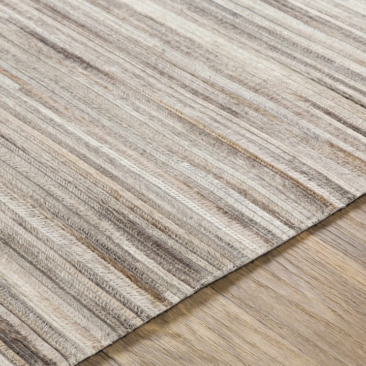 Karabar Contemporary Style Gray And Beige Premium Area Rug - The Rug Decor