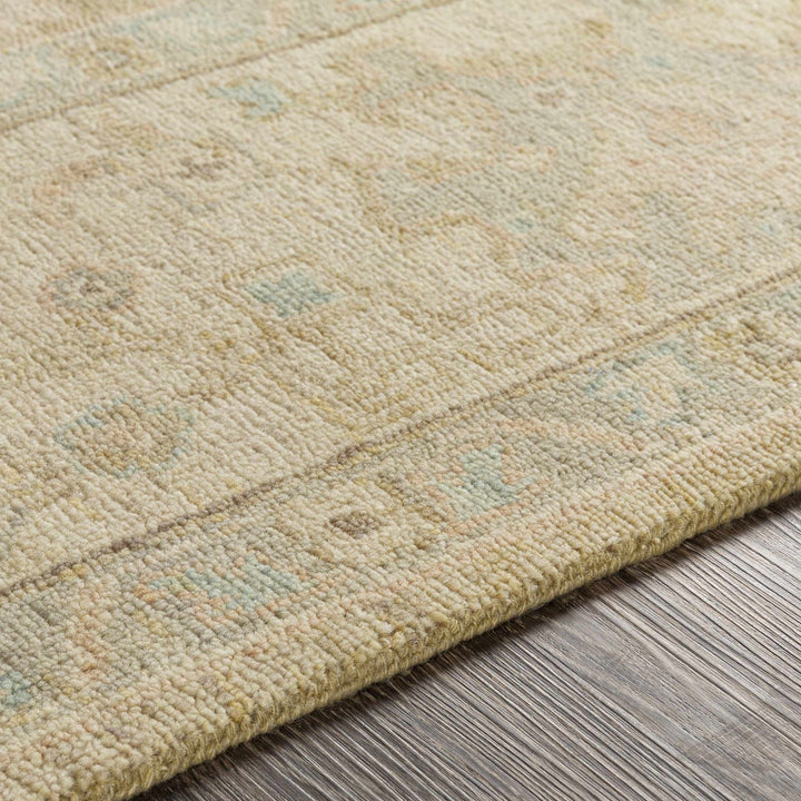 Karalee Beige Traditional Oushak Design Hand Knotted Area Rug - The Rug Decor
