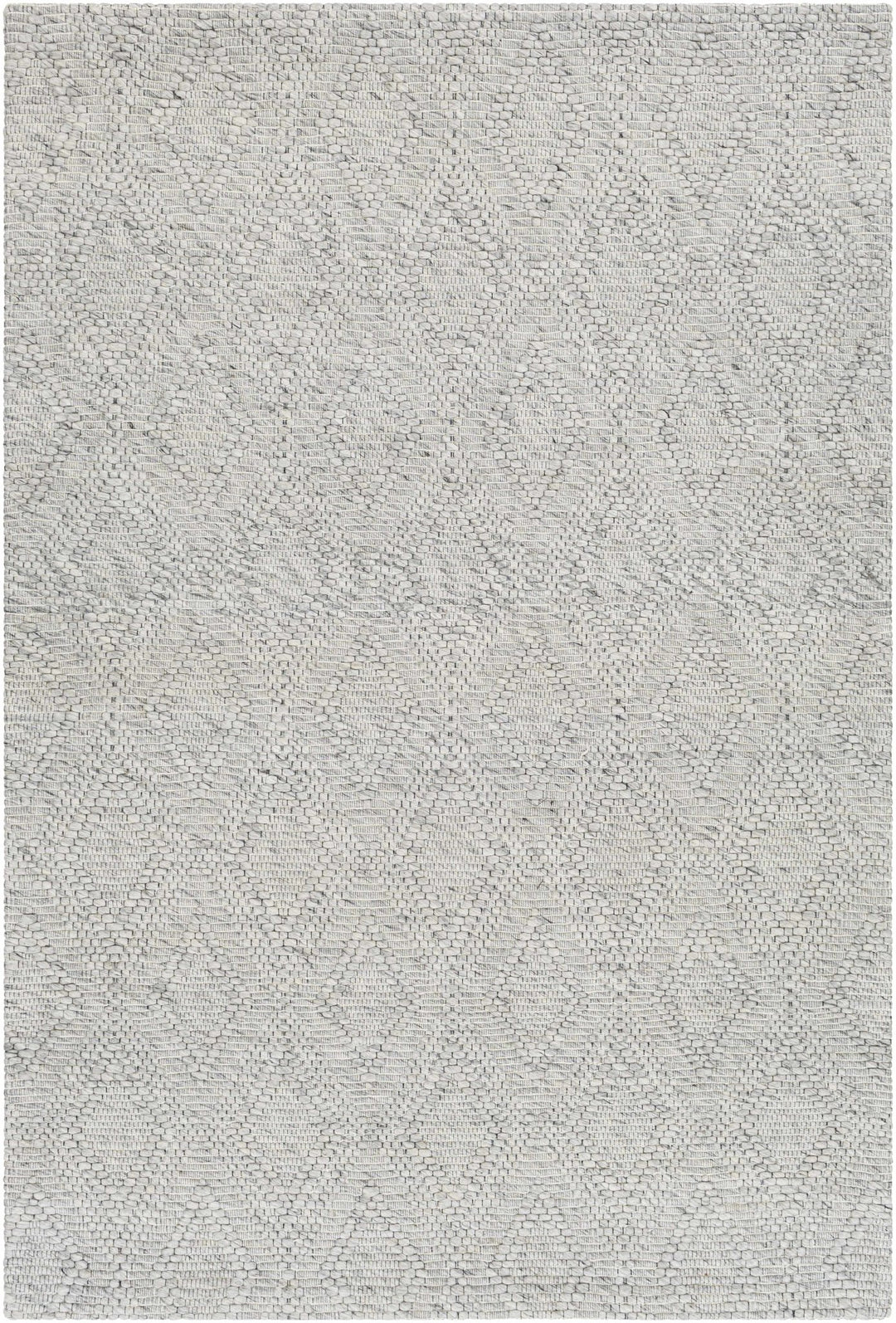 Kasib Contemporary Geometrical Gray Hand Woven Area Rug - The Rug Decor