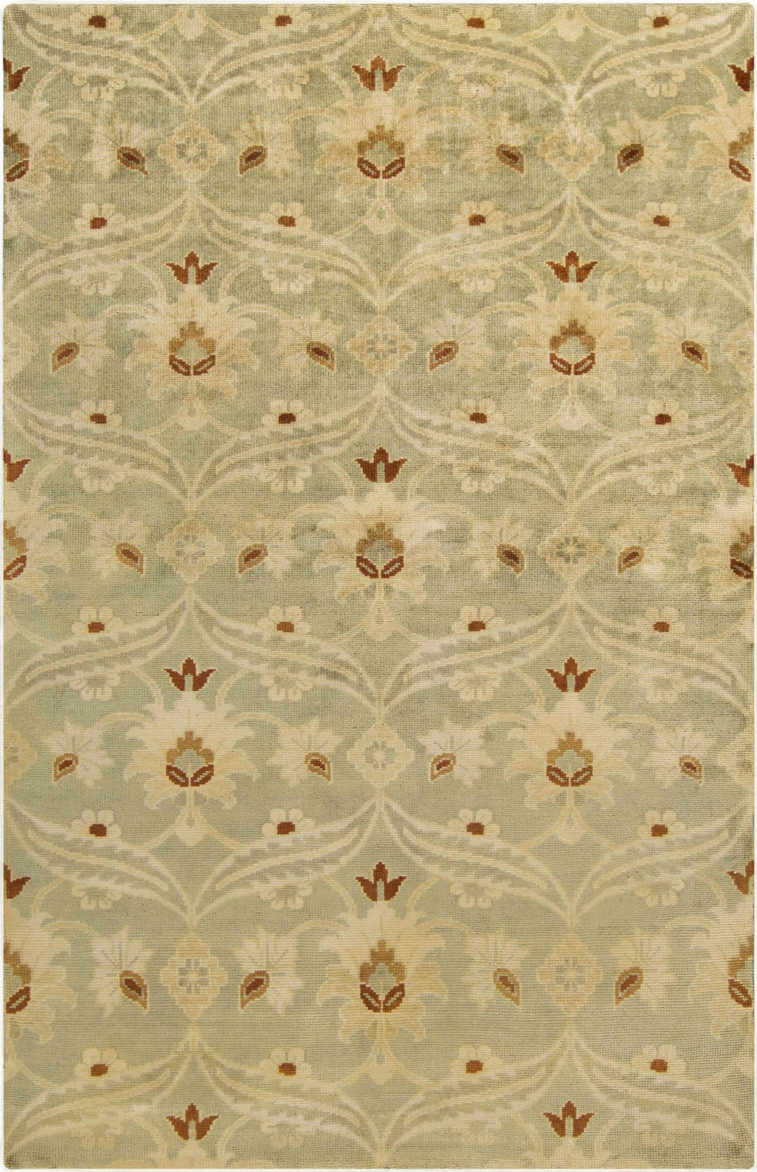 Kaska Traditional Olive And Camel Area Rug - The Rug Decor