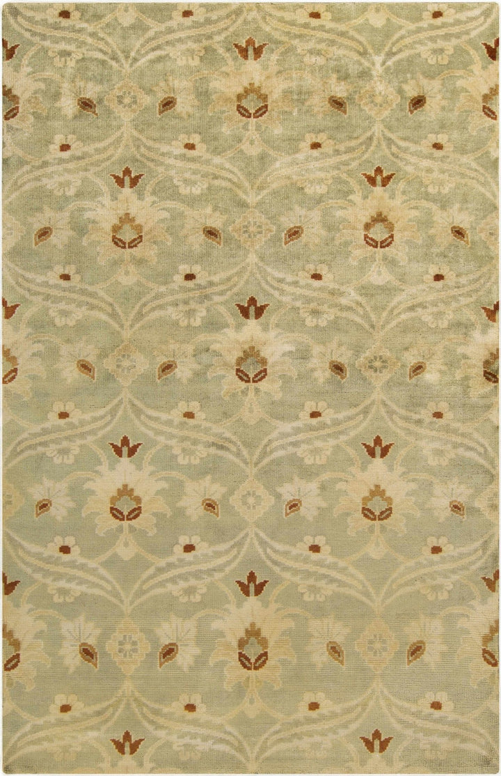 Kaska Traditional Olive And Camel Area Rug - The Rug Decor