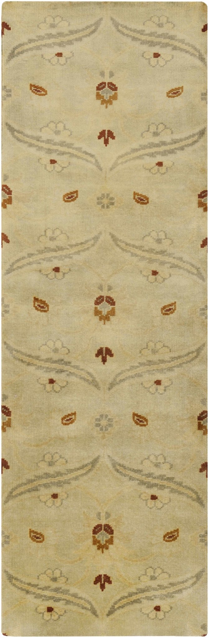 Kaska Traditional Olive And Camel Area Rug - The Rug Decor