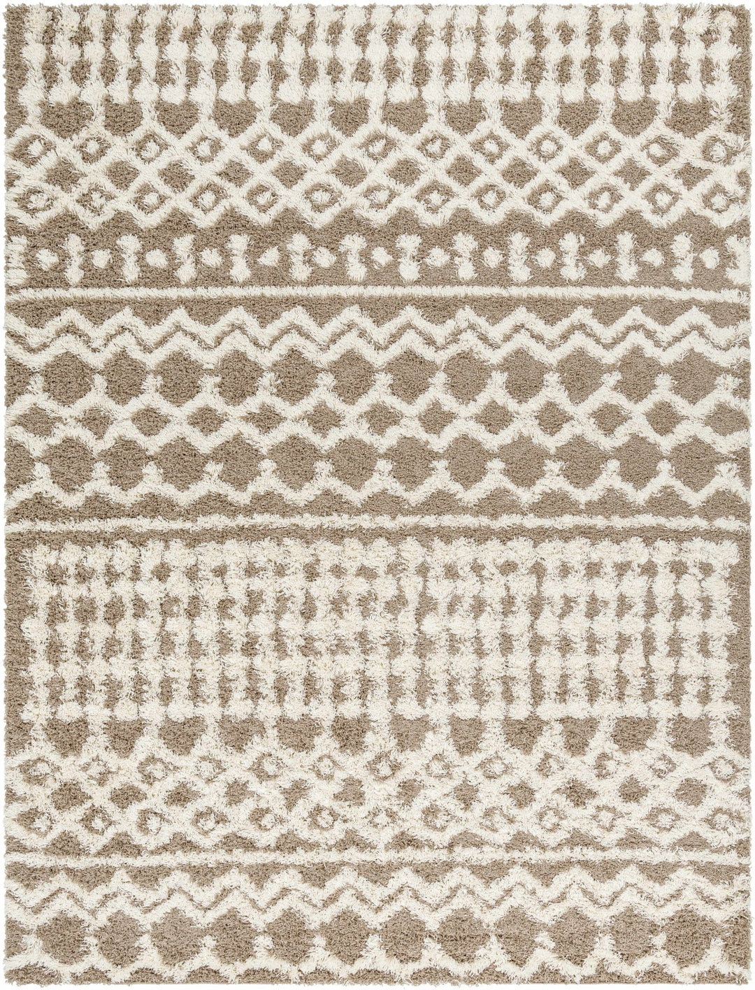 Kato Contemporary Style Brown And Ivory Area Rug - The Rug Decor