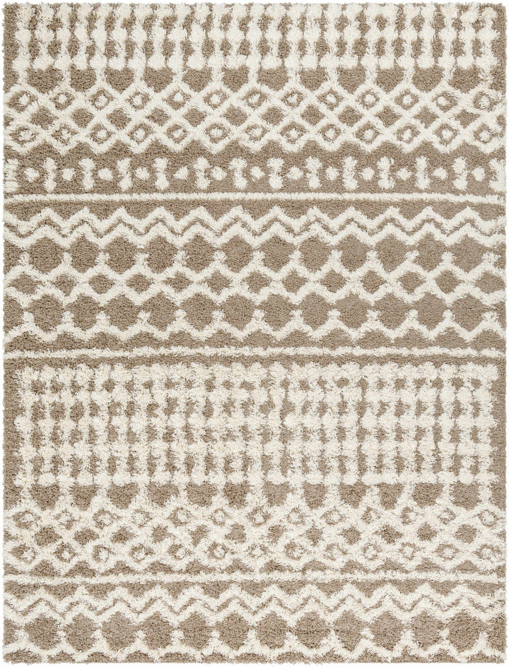 Kato Contemporary Style Brown And Ivory Area Rug - The Rug Decor